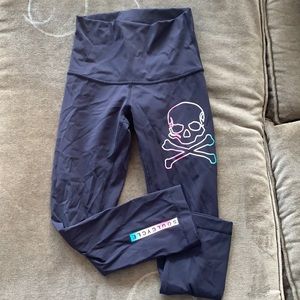Lululemon Skull SoulCycle Cropped Align Leggings